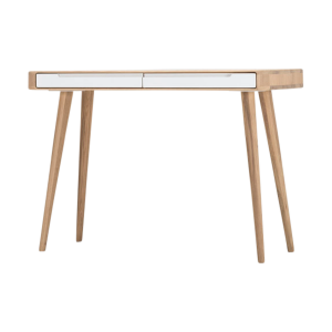 Ena dressing table houten kaptafel whitewash - 110 x 42 cm