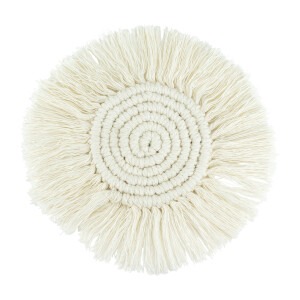 Krumble onderzetter macramé - Katoen - 18 cm