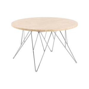 Bendt Ronde Salontafel 'Nadia' Travertin, 80cm