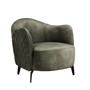 Tower Living Fauteuil 'Bondo', kleur donker groen