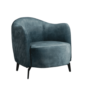 Tower Living Fauteuil 'Bondo', kleur blauw