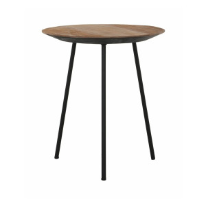 DTP Home Bijzettafel 'Jupiter' Teakhout, 40cm, kleur Naturel