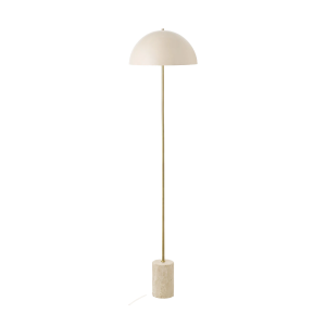 Cheryl vloerlamp marmer zand - Ø40 cm