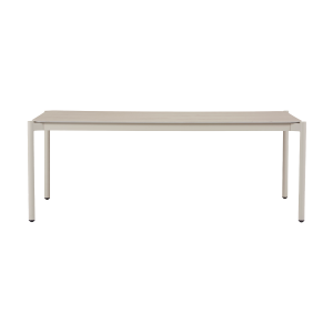 Joey aluminium tuintafel met stenen blad beige - 200 x 100 cm