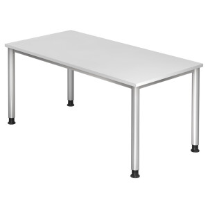 HILO 16 S | Bureau - Wit 160 x 80 Tafelhoogte I In hoogte verstelbaar