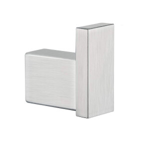 XIVADA Handdoekhaak Noto - Met schroefset - Rvs - Zilver - 1 stuk