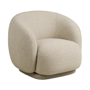 Haylie draaibare fauteuil zand