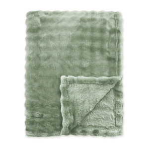 Bedsprei Ribbed Comfort -Olijfgroen - 150x200cm Van Byrklund Microvezel - Dekbed-Discounter.nl