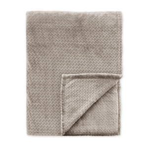 Bedsprei V-Bone - Taupe - 130x160cm Van Byrklund Microvezel - Dekbed-Discounter.nl