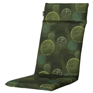 Tuinkussen hoge rug universal   Circle green