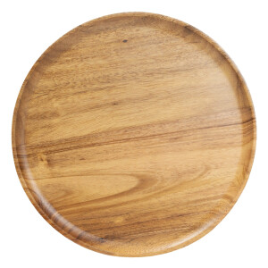 QUVIO Dienblad - Diameter 25,5 cm - Hout