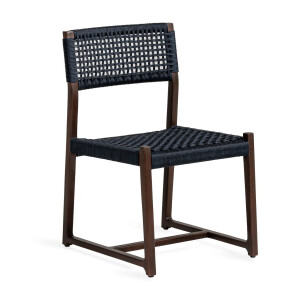 Jesper Home Tuinstoel 'Kuwana' Espresso Teakhout, kleur Indigo