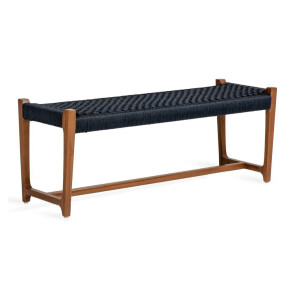 Jesper Home Bankje 'Kuwana' Amber Teakhout, kleur Indigo