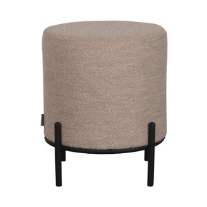 LABEL51 Hocker 'Troy' Bouclé, 41cm, kleur Naturel