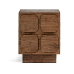 Jesper Home Bijzettafel 'Sirkka' Mindihout, 45 x 47cm, kleur Bruin