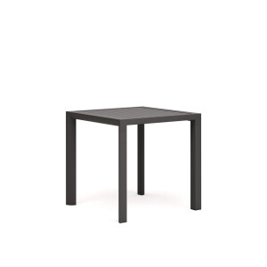 Kave Home Bistrotafel 'Culip' 77 x 77cm, kleur Donkergrijs