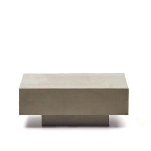 Kave Home Salontafel 'Rustella' Cement, 80 x 60cm