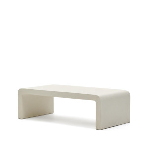 Kave Home Salontafel 'Aiguablava' Cement, 135 x 65cm