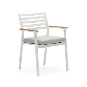Kave Home Tuinstoel 'Bona' kleur Wit