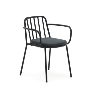 Kave Home Tuinstoel 'Bramant' kleur Zwart