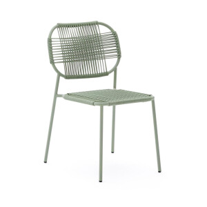 Kave Home Tuinstoel 'Talaier' Touw, kleur Lichtgroen