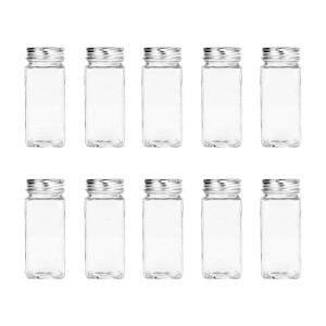 Krumble Kruidenpotjes set van 10 - Glas - 120 ml - Met deksel