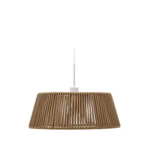 Kave Home Lampenkap 'Aldet' Geweven touw, 46cm, kleur Grijs