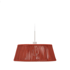 Kave Home Lampenkap 'Aldet' Geweven touw, 46cm, kleur Terracotta