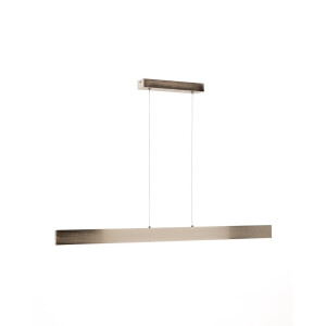 Kave Home Hanglamp 'Boadella' LED-balk, 100cm, kleur Zilver