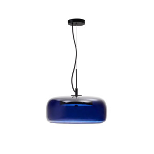 Kave Home Hanglamp 'Reig' 38cm, kleur Blauw