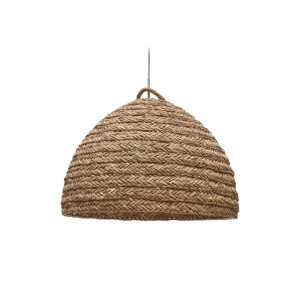 Kave Home Hanglamp 'Fonteta' Zeegras, Ø60cm