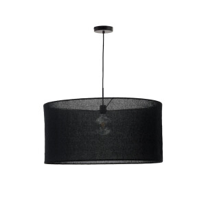 Kave Home Lampenkap 'Mariela' 80cm, kleur Zwart