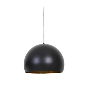 Light & Living Hanglamp 'Jaicey' 56cm, mat zwart-goud