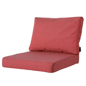 Loungekussen premium zit en rug 60x60 carré   Manchester red (waterafstotend)