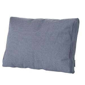 Loungekussen ruggedeelte premium 73x40cm carré   Manchester denim grey (waterafstotend)