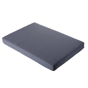 Loungekussen Pallet premium 120x80cm carré   Manchester denim grey (waterafstotend)