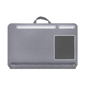 QUVIO Laptop schootkussen - Met muismat - Grijs
