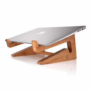 QUVIO Laptop standaard - Hout - Tot 15,6 inch