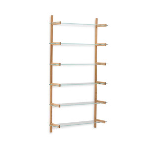 Kave Home Wandrek 'Sitra' Eikenhout en glas, 202 x 110cm