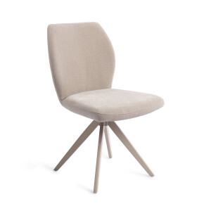 Jesper Home Draaibare Eetkamerstoel 'Ikata' Turn Beige, kleur Sand Strand