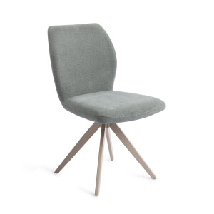 Jesper Home Draaibare Eetkamerstoel 'Ikata' Turn Beige, kleur Breezy Blue