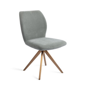 Jesper Home Draaibare Eetkamerstoel 'Ikata' Turn Rose, kleur Breezy Blue