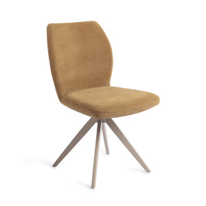 Jesper Home Draaibare Eetkamerstoel 'Ikata' Turn Beige, kleur Honey Harvest