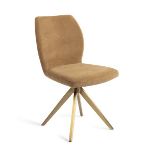 Jesper Home Eetkamerstoel 'Ikata' Turn Gold, Draaibaar, kleur Honey Harvest