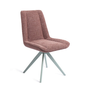 Jesper Home Draaibare Eetkamerstoel 'Umedo' Turn Mint, kleur Scarlet Grain