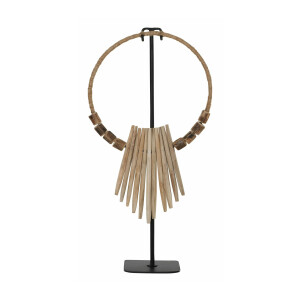 MUST Living Decoratie 'Necklace' Teakhout, 53cm