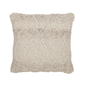 MUST Living Kussen 'Dolomite' 45 x 45cm, kleur Ivory