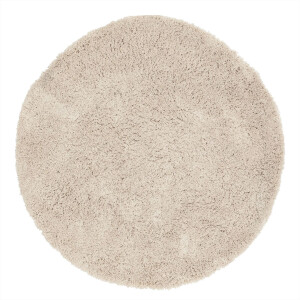 MUST Living Rond Vloerkleed 'Celeste' 200cm, kleur Beige
