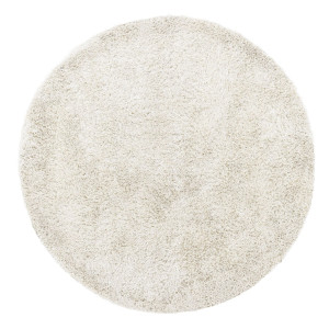 MUST Living Rond Vloerkleed 'Crown' 150cm, kleur Ivory