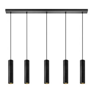 LABEL51 Hanglamp 'Ferroli' 5-lamps, kleur Zwart